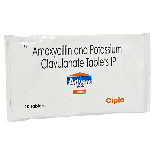 ADVENT 1000mg Tablet 10's - Image 2