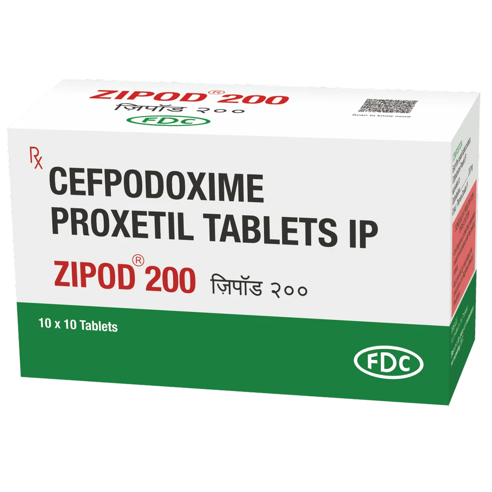 Zipod 200mg Tablet 10'S - Image 3
