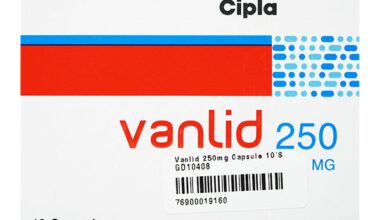 Vanlid 250mg Capsule 10'S