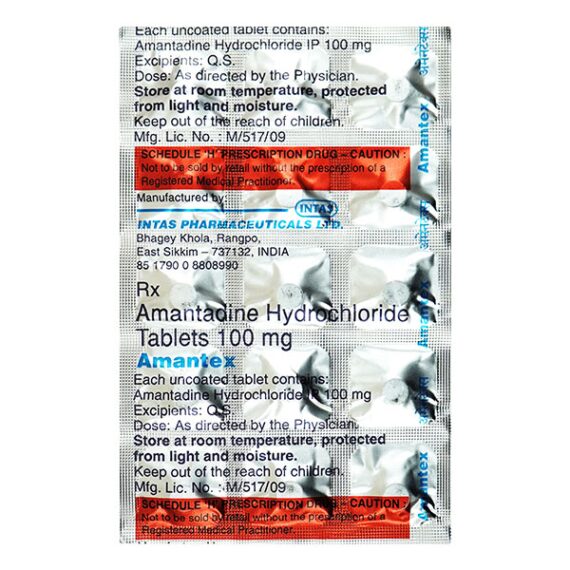 AMANTEX 100mg Tablet 15's