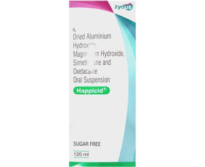 HAPPICID SUGAR FREE Oral Suspension 120ml