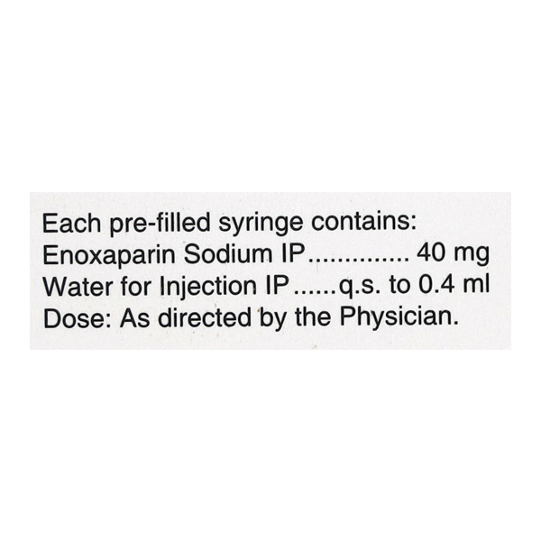 Evaparin 40mg Prefilled Syringe 0.4ml - Image 3