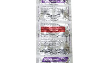 Syncapone 100mg Tablet 10'S