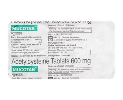 Mucotab Tablet 10'S
