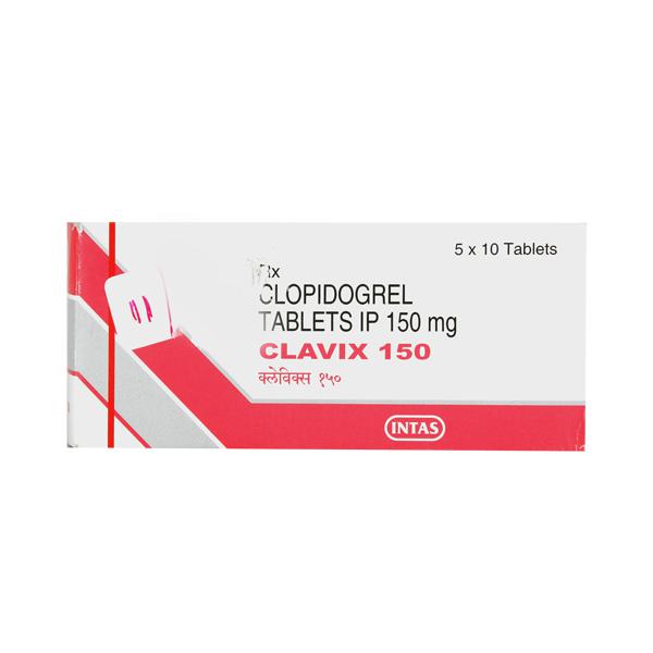 Clavix 150mg Tablet 10'S