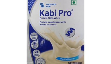 KABIPRO 100% WHEY PROTEIN VANILLA FLAVOUR Powder (250gmx4)1kg