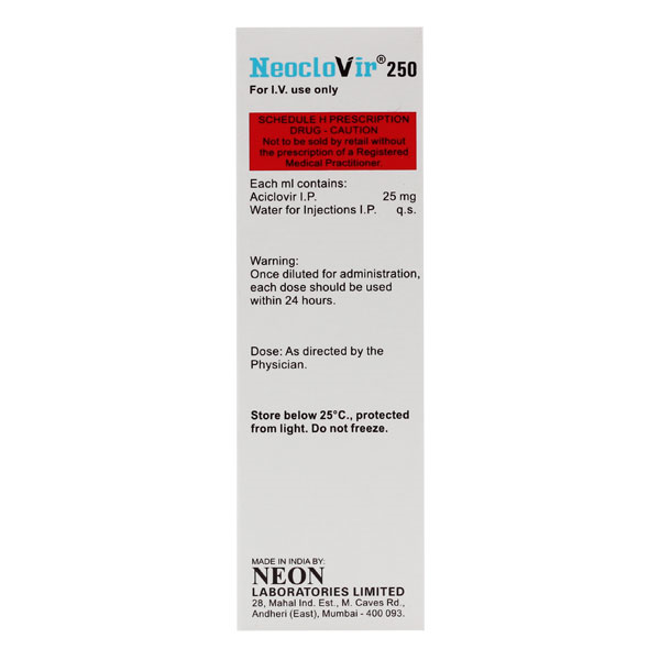 NEOCLOVIR 250 Infusion 10ml - Image 2