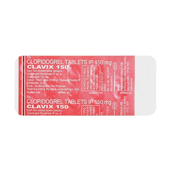 Clavix 150mg Tablet 10'S - Image 3