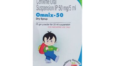 Omnix 50 Strawberry Flavour Dry Syrup 30ml