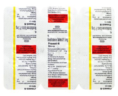 Prevent N 5mg Tablet 10'S
