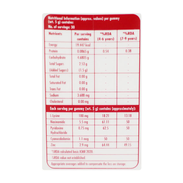 BETONIN KIDS MIXED FRUIT FLAVOUR Gummies 30's - Image 4