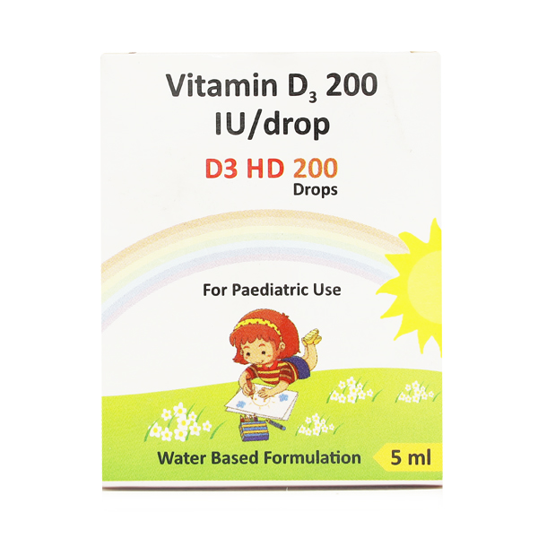 D3 HD 200 Oral Drops 5ml
