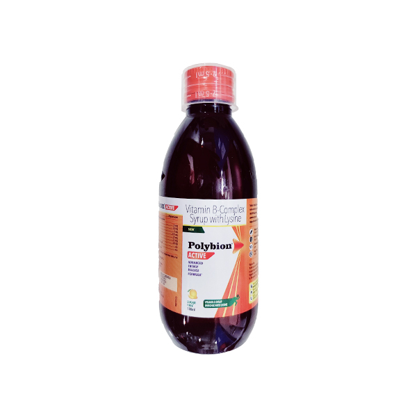 POLYBION ACTIVE SUGAR FREE MANGO FLAVOUR Syrup 150ml - Image 2