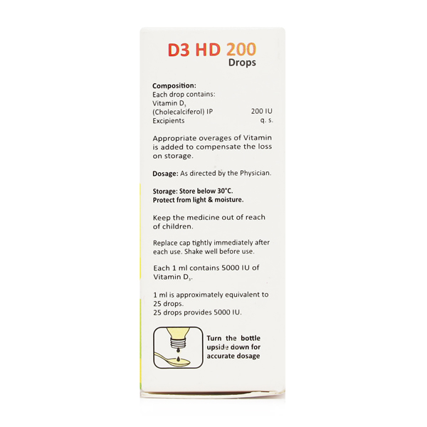 D3 HD 200 Oral Drops 5ml - Image 3