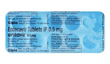 Entavir 0.5mg Tablet 10'S