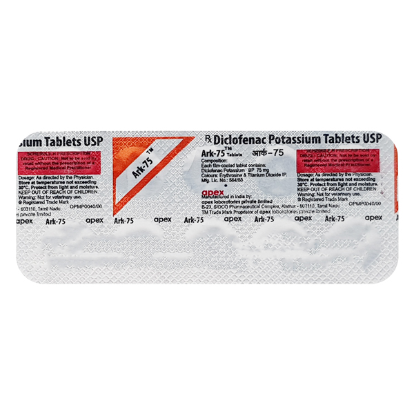 ARK 75mg Tablet 10'S