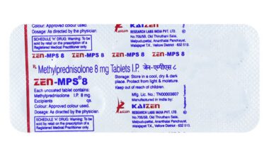 ZEN MPS 8mg Tablet 10'S