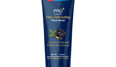 Dr Batra's Pro+ Men Exfoliating Face Wash - Activated Charcoal & Willow Bark Extract 100 gm