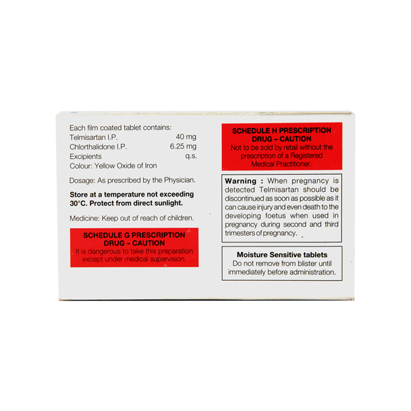 Telpres Ct 40/6.25Mg Tablet 15's - Image 2