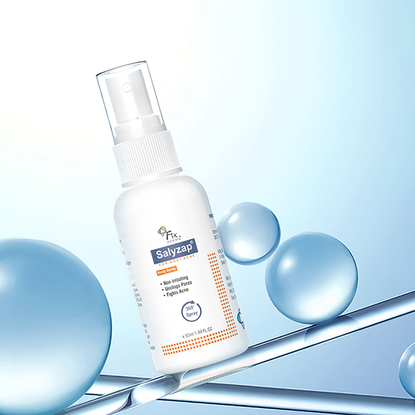Fixderma 2% Salicylic Acid Salyzap Body Acne Spray For Acne on Back, Shoulders, Neck & Chest 50 ml - Image 3