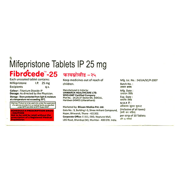 FIBROCEDE 25mg Tablet 10's - Image 3