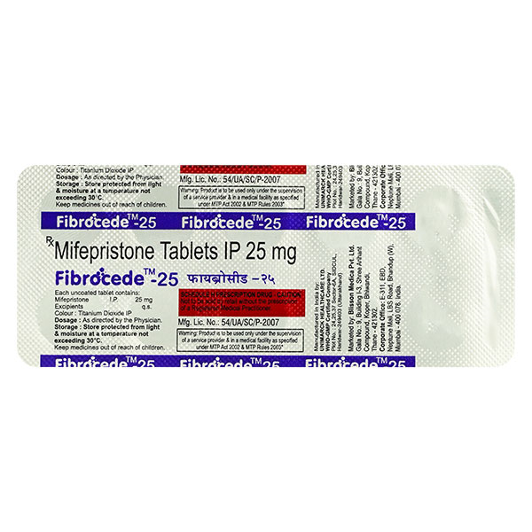 FIBROCEDE 25mg Tablet 10's - Image 4