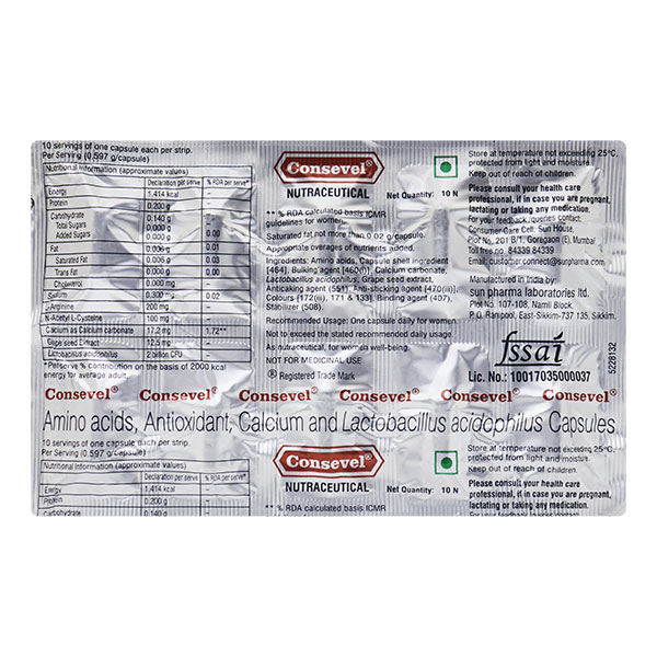 Consevel Capsule 10'S