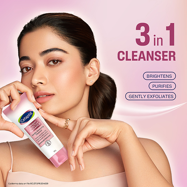 Cetaphil Bright Healthy Radiance Gentle Renewing Cleanser GentleBright Technology with Vitamin E-releasing Jojoba Beads 100 g - Image 2