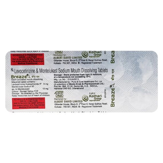 Breaze L Tablet 10'S