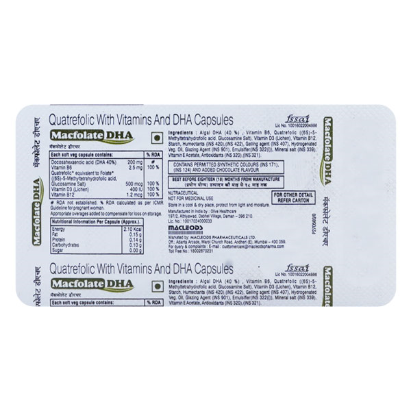 MACFOLATE DHA Capsule 10's