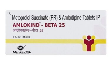 AMLOKIND BETA 25 Tablet 10's