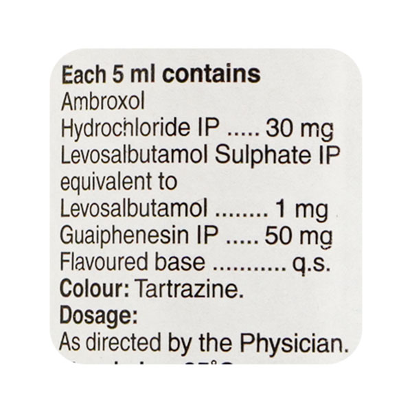 Asthalin AX Syrup 100ml - Image 3