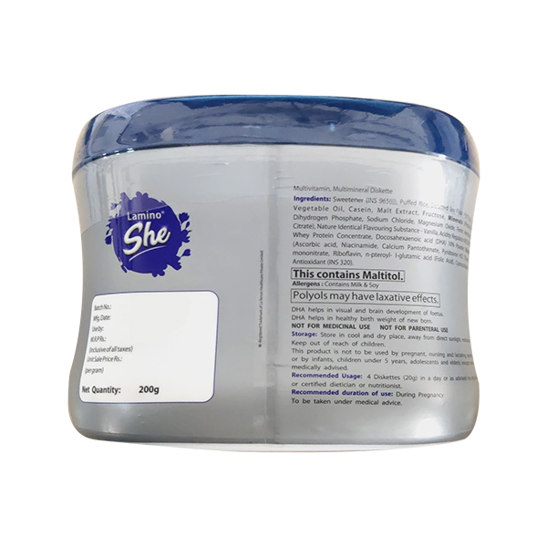 LAMINO SHE VANILLA FLAVOUR Diskettes 40's - Image 4