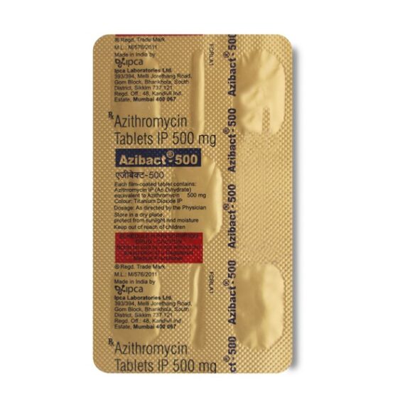 AZIBACT 500mg Tablet 5's