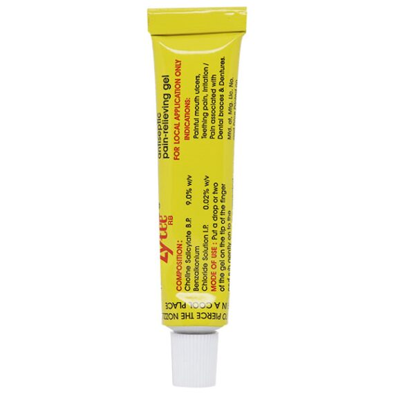 Zytee RB (Tube) Gel 10ml - Image 3
