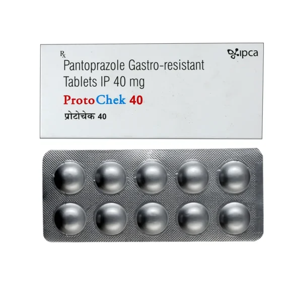 Protochek 40mg Tablet 10'S