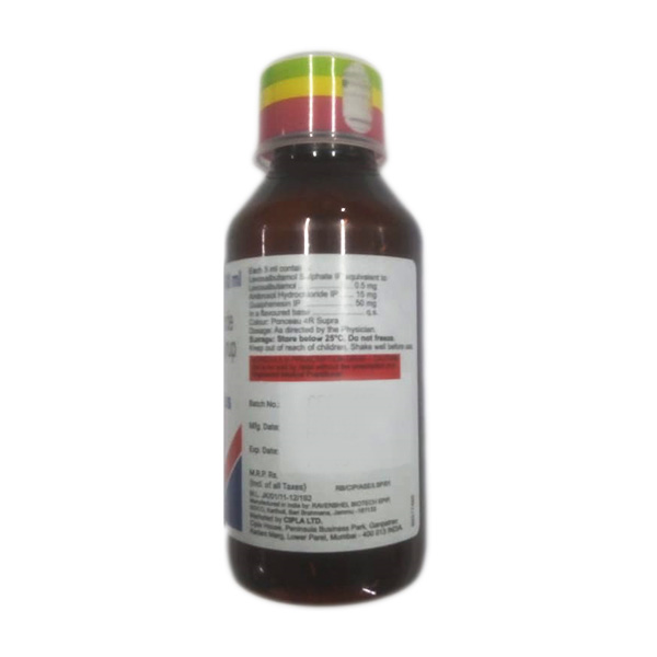 Asthalin Plus Strawberry & Raspberry Flavour Expectorant 100ml - Image 2