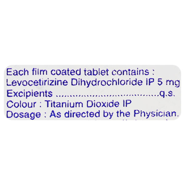 Levocet 5mg Tablet 10'S - Image 2