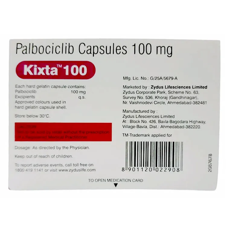 Kixta 100mg Capsule - Image 2