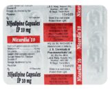Nicardia 10mg Capsule 10'S