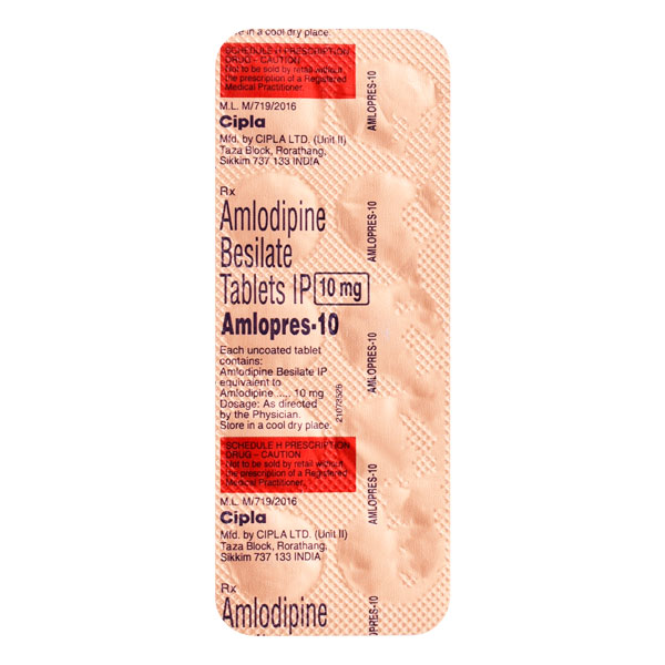 Amlopres 10mg Tablet 10'S
