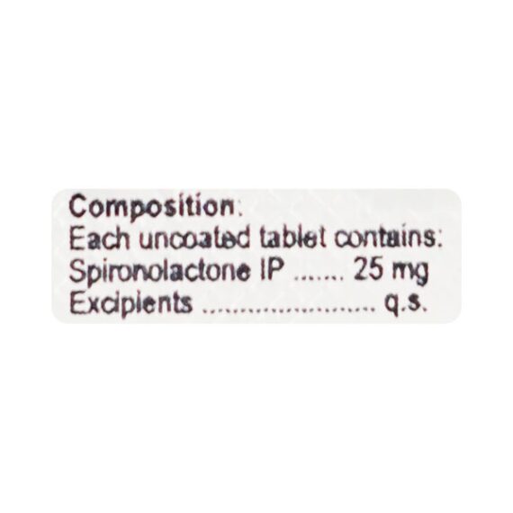 Aldactone 25mg Tablet 15'S - Image 3
