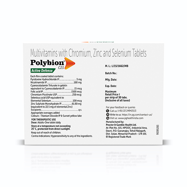 POLYBION CZS Tablet 30's - Image 2