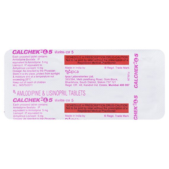 Calchek L 5mg Tablet 10'S - Image 4