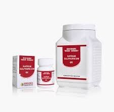 Bakson's Homoeopathy Natrum Sulphuricum Biochemic Tablet 6X