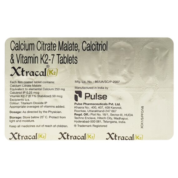 Xtracal K2 Tablet 10'S - Image 4