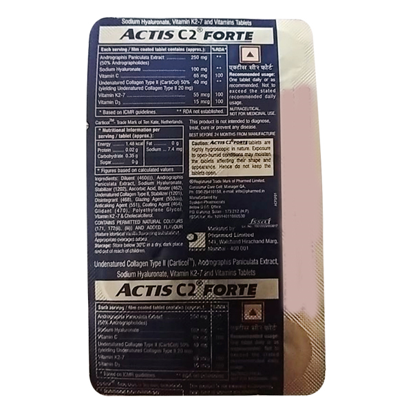 ACTIS C2 FORTE Tablet 10's - Image 3
