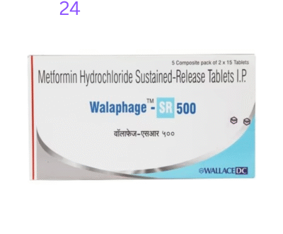 Walaphage SR 500mg Tablet 15'S