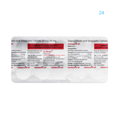 SITahenz-D 10mg/50mg Tablet