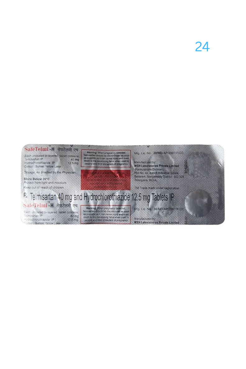 Safetelmi H 40mg/12.5mg Tablet